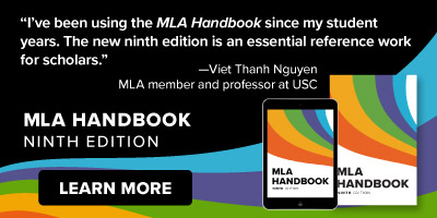 MLA Handbook Ad
